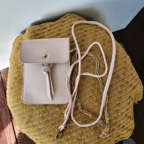 Small light pink crossbody bag - Picture 5 of 6